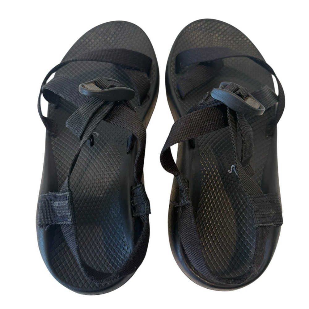 Chaco Z Cloud‎ Adjustable Strap Cushioned Black Sandal Men Size 9 S-4 - Picture 3 of 10